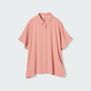 Uniqlo Rayon Short Sleeve Blouse